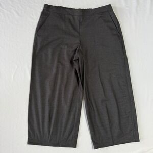 Eileen Fisher Charcoal Wide Leg Pants